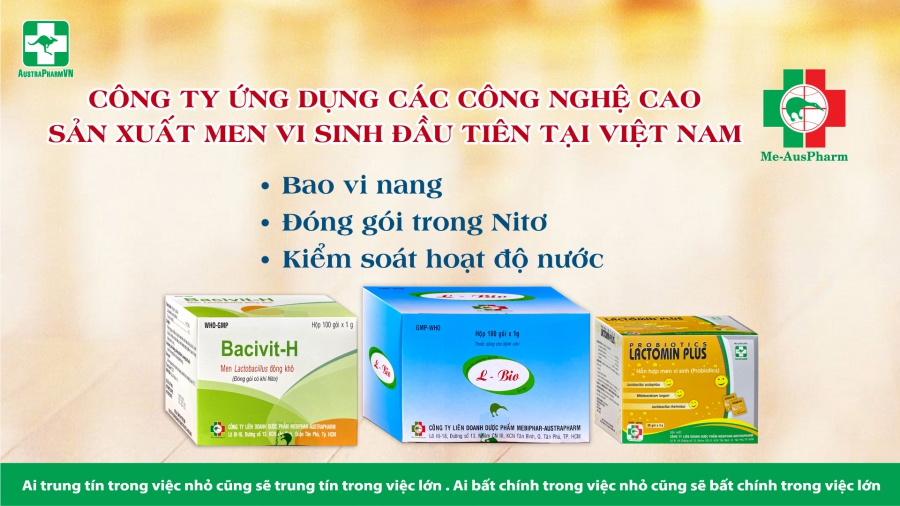 VỊ THẾ NHÀ MÁY MEN VI SINH ỨNG DỤNG CÔNG NGHỆ CAO ĐẦU TIÊN NGÀNH DƯỢC VIỆT NAM